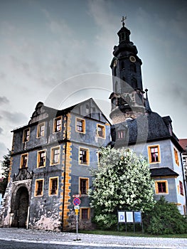 Weimar is a old town in Thuringia, Germany, on the Ilm River,nice colored,abstract backgrounds,historical