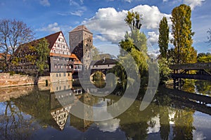 Weinstadel House and Henkersteg in Nuremberg