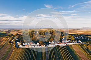 Weinviertel region in Lower Austria, Europe during autumn