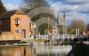 Weir at Newbury, Berkshire photo