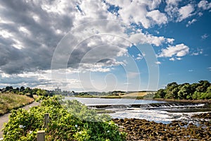 Weir on River Coquet below Warkworth