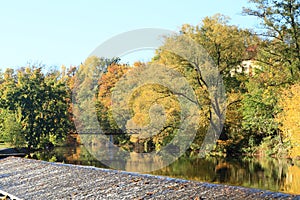 Weir of river Malse