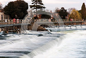 The weir, River Thames, Marlow.