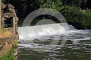 Weir on small river