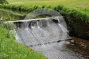Weir and Waterfall.