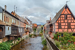 Weiss river in Kaysersberg, France