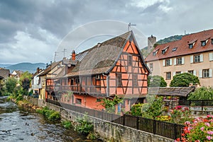 Weiss river in Kaysersberg, France