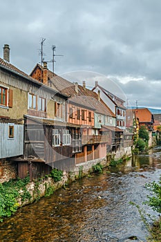 Weiss river in Kaysersberg, France