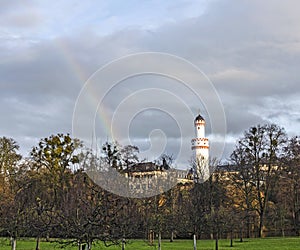 Weisser Turm or White Tower in Bad Homburg