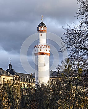 Weisser Turm or White Tower in Bad Homburg