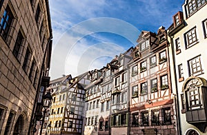 Weissgerbergasse in Nuremberg Bavaria Germany