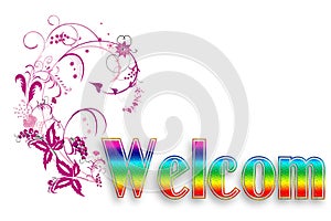 Welcom, illustration photo