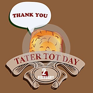 Welcom Tater Tot Day