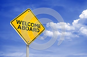 Welcome Aboard - greetings for a new start photo