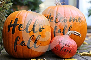 Welcome Autumn and Pumpkins