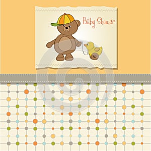 Welcome baby card