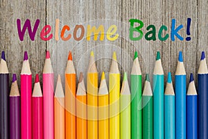 Welcome back message