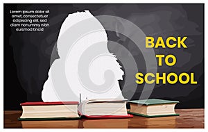 Welcome back to school Back to school vector background design templet