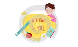 Welcome back to school background