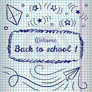Welcome Back To School Background.
