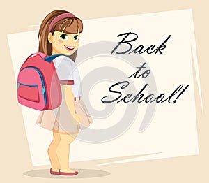 Welcome Back to School greeting card