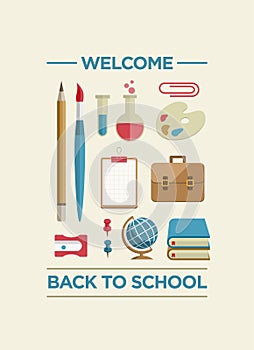 Welcome Back To School Poster