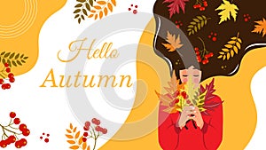 Welcome banner Hello Autumn 2