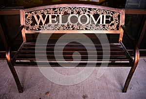 Welcome Bench