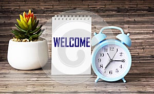 WELCOME Concept Communication Business open welcome