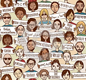 Welcome in different languages