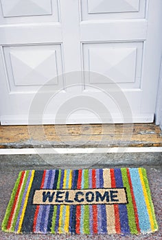 Welcome doormat photo