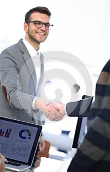 Welcome handshake financial partners.