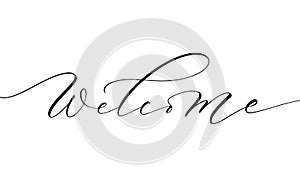 Welcome Lettering