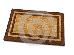 Welcome Mat Isolated photo