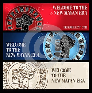 Welcome new Mayan era banner