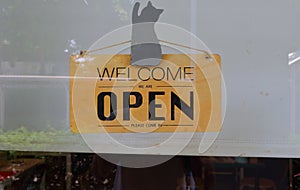 Welcome, we are open, please come in