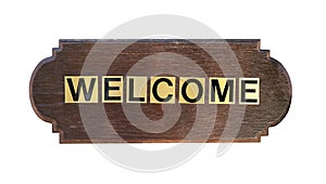 welcome sign board