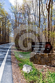 Welcome Sign at Catoctin Mountain Park