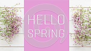 Welcome spring concept