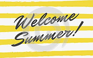 Welcome summer letters