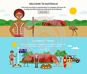 Welcome To Australia Banners