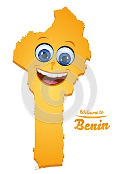 Welcome to Benin happy face map