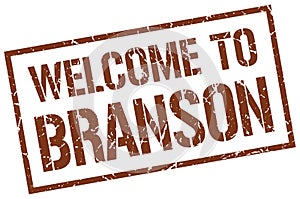 welcome to Branson stamp