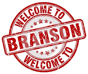 welcome to Branson stamp