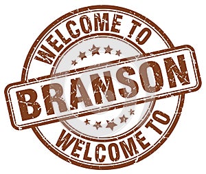 welcome to Branson stamp