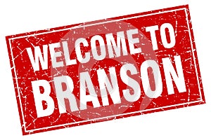 welcome to Branson stamp