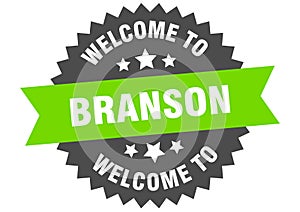 welcome to Branson. Welcome to Branson isolated sticker.