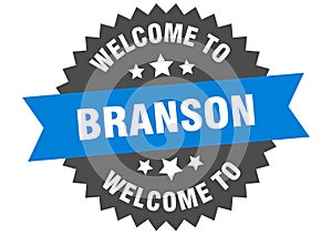 welcome to Branson. Welcome to Branson isolated sticker.