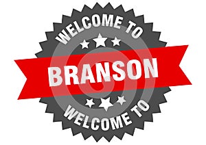 welcome to Branson. Welcome to Branson isolated sticker.