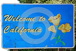 Welcome to California Road Sign